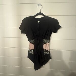 Next Black and Pink Women's One Piece Swimsuit